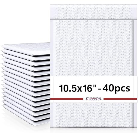Fuxury White Bubble Envelopes for Optimal Shipping