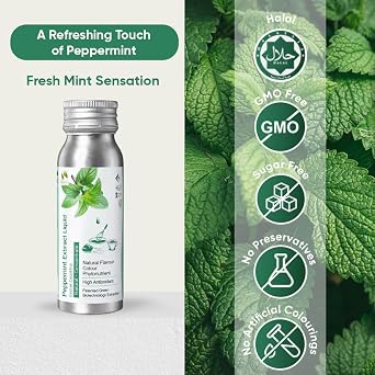 Bionutricia Peppermint Extract Liquid 2.82 oz, High Potency 10:1 Ratio