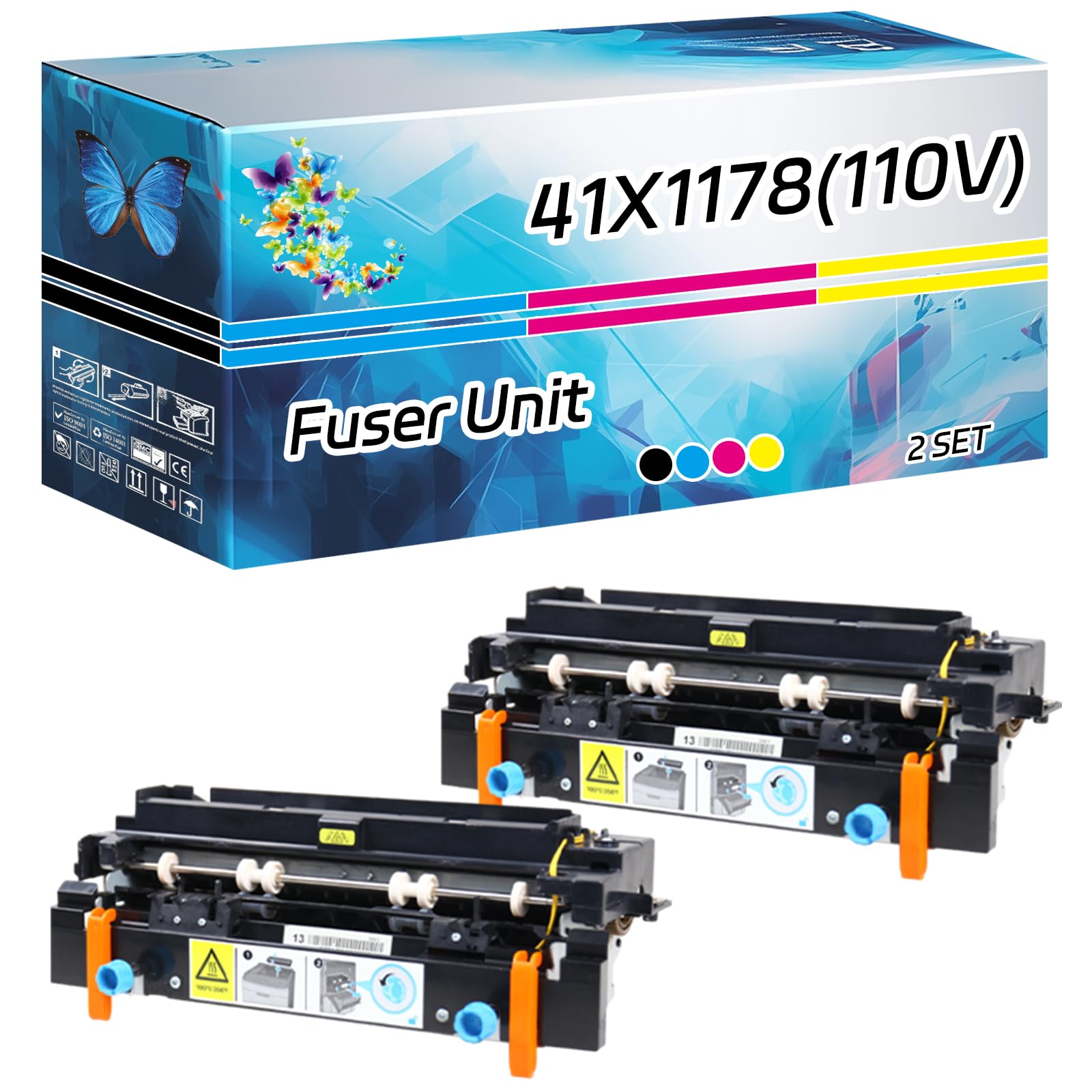 41X1178(110V) Fuser Unit Compatible for Lexmark MS321dn MS421dn MS421dw MS521dn MS621dn MS622de MX321adn Printers (2 Set)