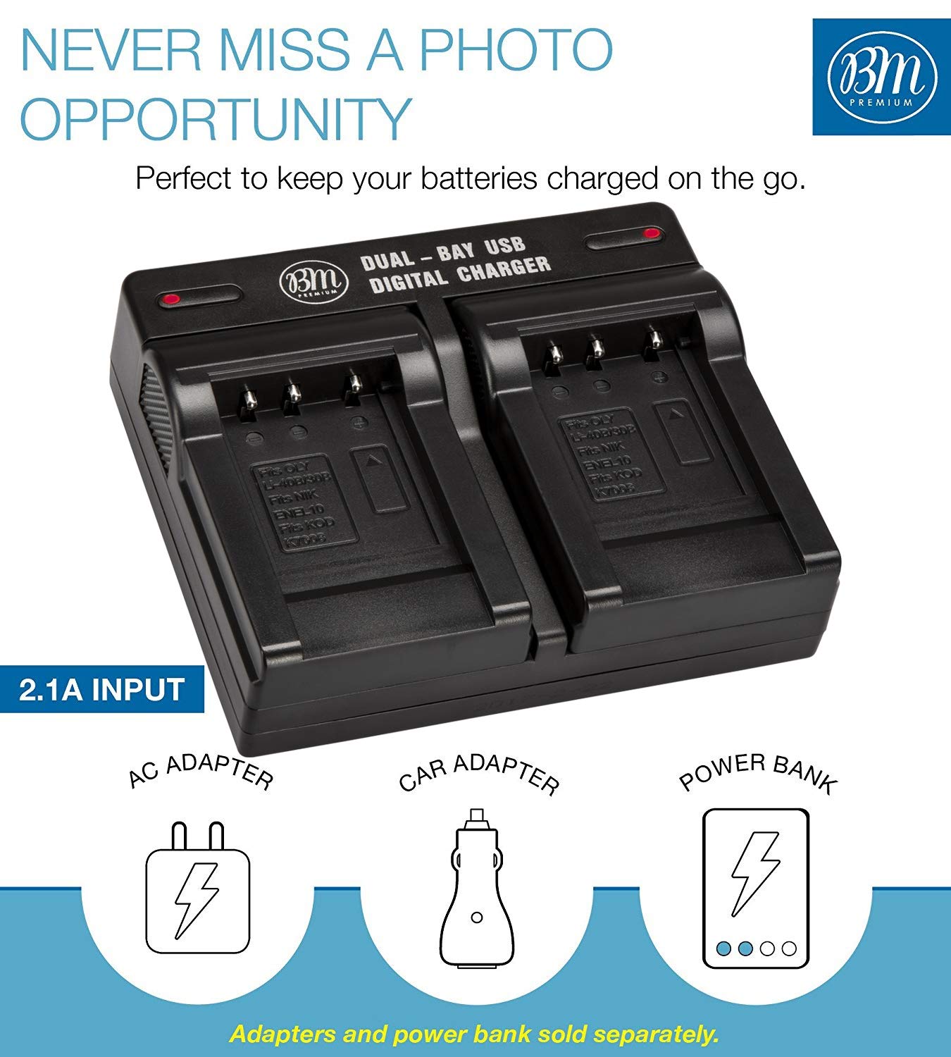 Amazon.com : BM Premium 2-Pack of LB-012 Batteries and Dual Bay
