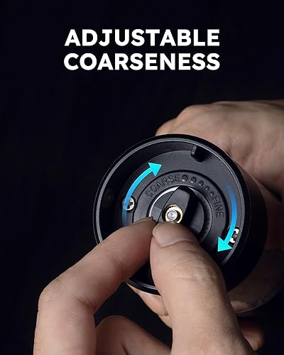 Miniatura 5 de FORLIM Juego de molinillo eléctrico de sal y pimienta, lavable mejorado, funciona con 4 pilas AAA, molino automático de operación con una sola mano