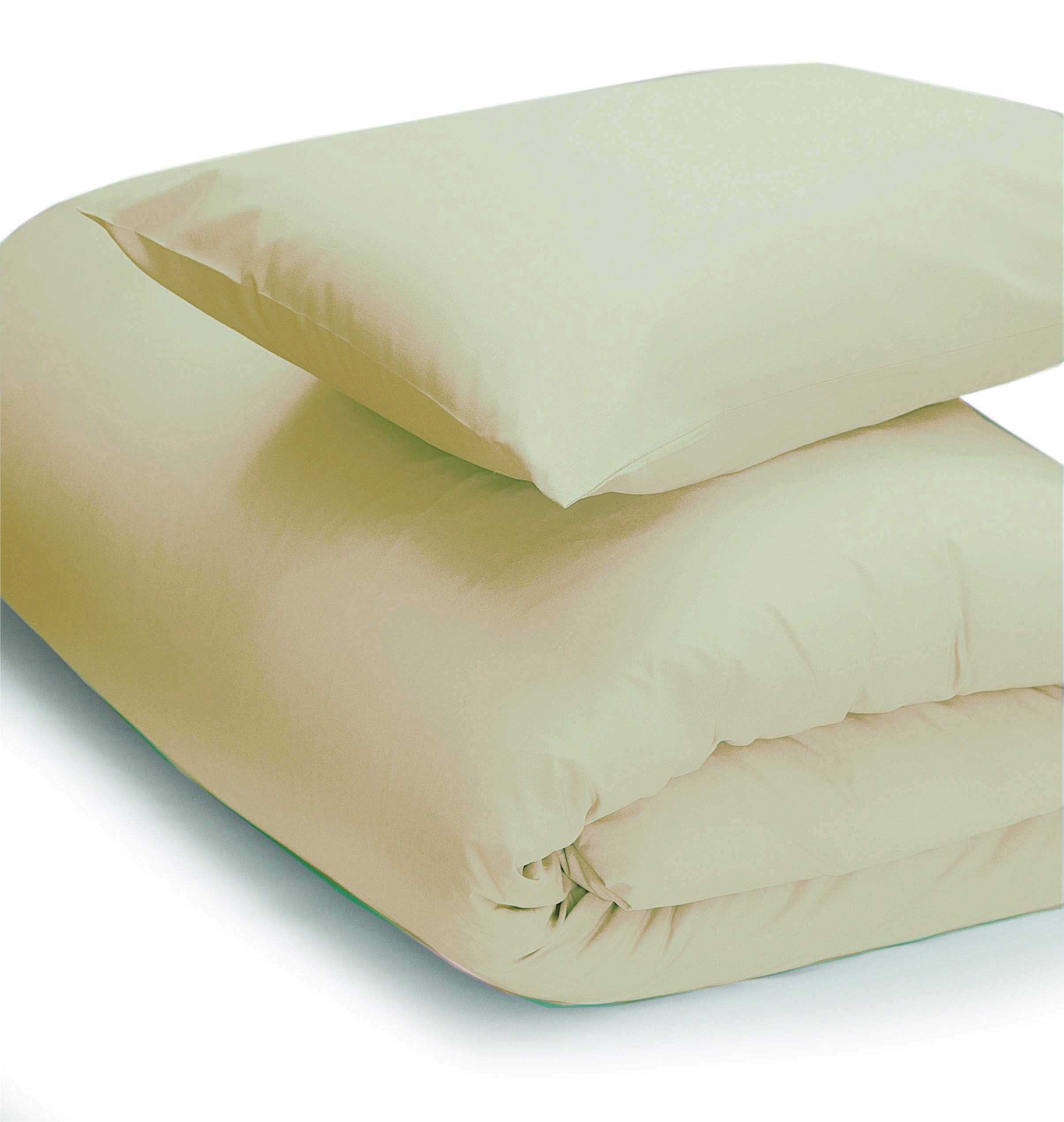 Belledorm Cream Duvet Cover, 200 Thread Count Percale (King Size)
