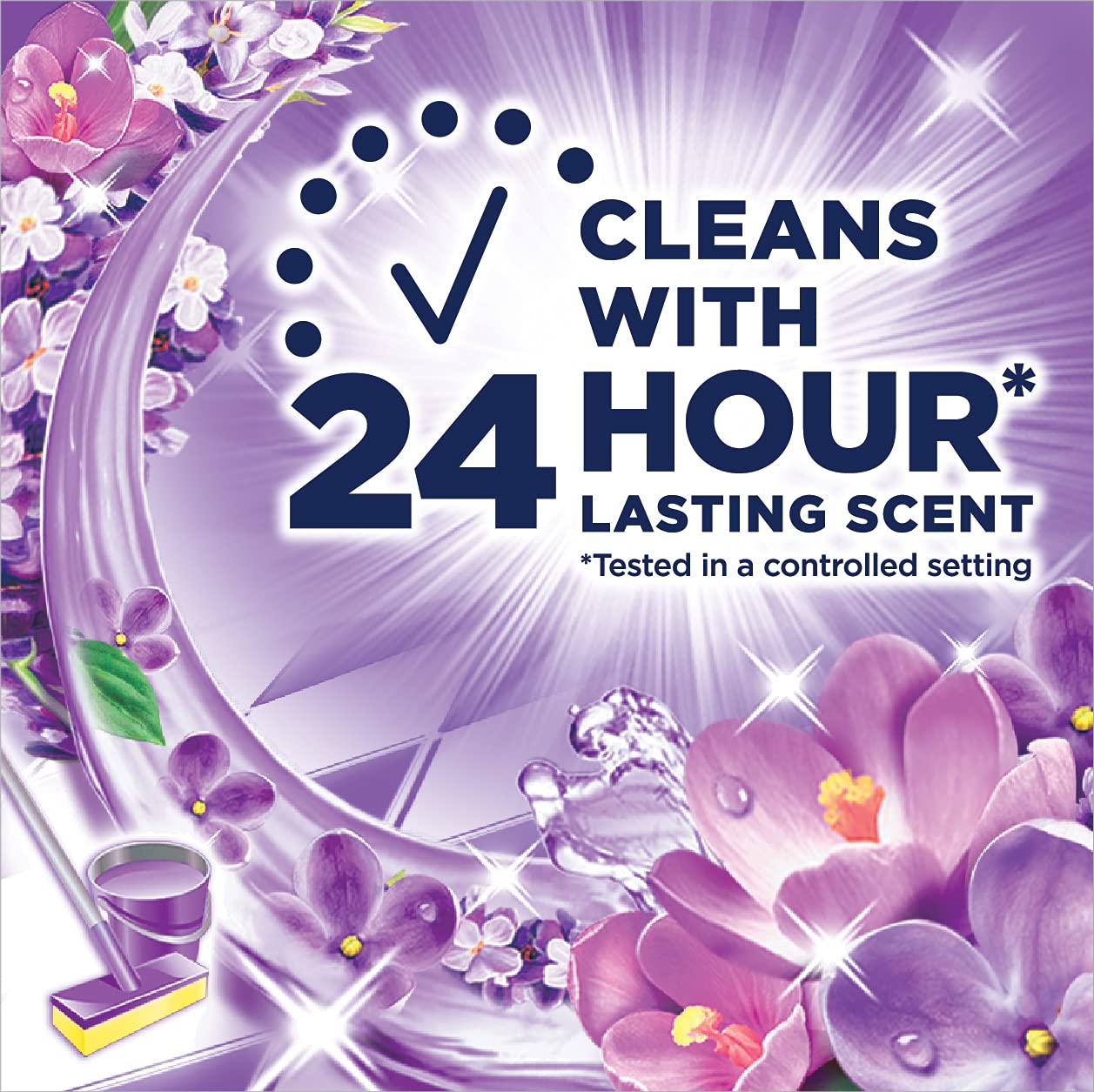 Fabuloso All Purpose Cleaner, Lavender, Bathroom Cleaner, Toilet Cleaner, Floor Cleaner, Shower and Glass Cleaner, Mop Cleanser, Kitchen Pots and Pans Degreaser, 56 Fluid Ounce (Pack of 6) (153041) : Health & Household