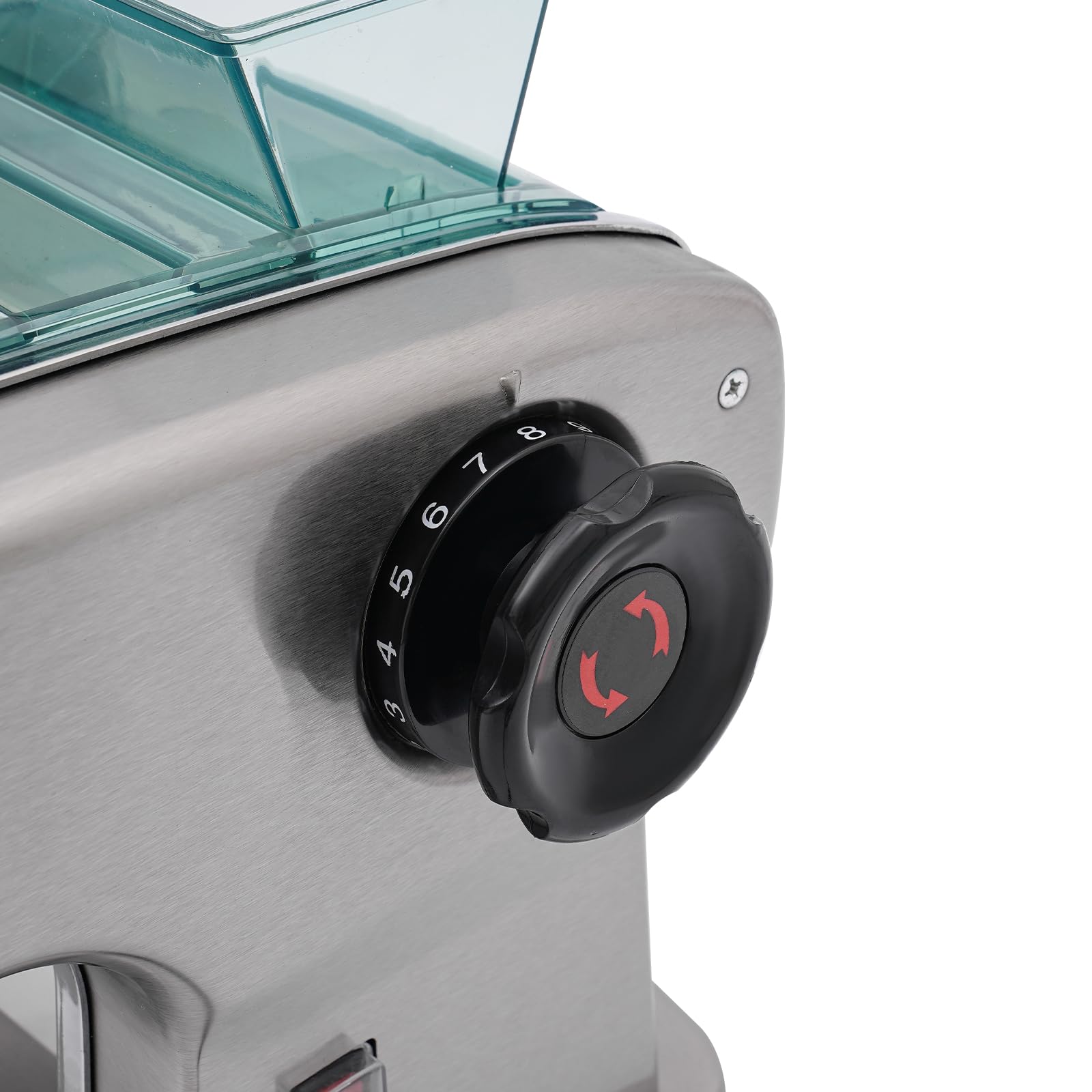 Máquina eléctrica para Hacer Pasta, 110 V, prensadora de Masa de Fideos Comercial de Acero Inoxidable, automática, con 9 velocidades Ajustables, para Accesorio de Pasta (FKM150-.4)
