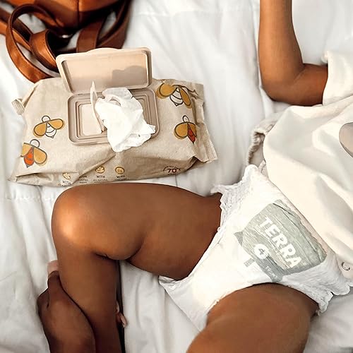 Miniatura 8 de Terra Pantalones de entrenamiento talla 4 85% pañales estilo pull-up a base de plantas, ultra suaves y sin químicos para pieles sensibles, absorción