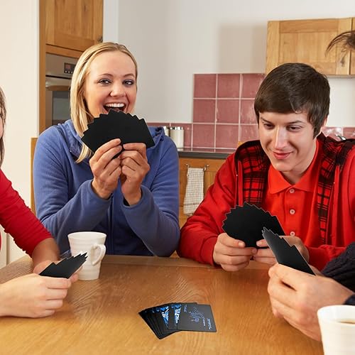 Miniatura 6 de 6 barajas de cartas de póquer impermeables, cartas de plástico de PVC, naipes de índice estándar con caja de regalo, cartas de truco para fiestas,