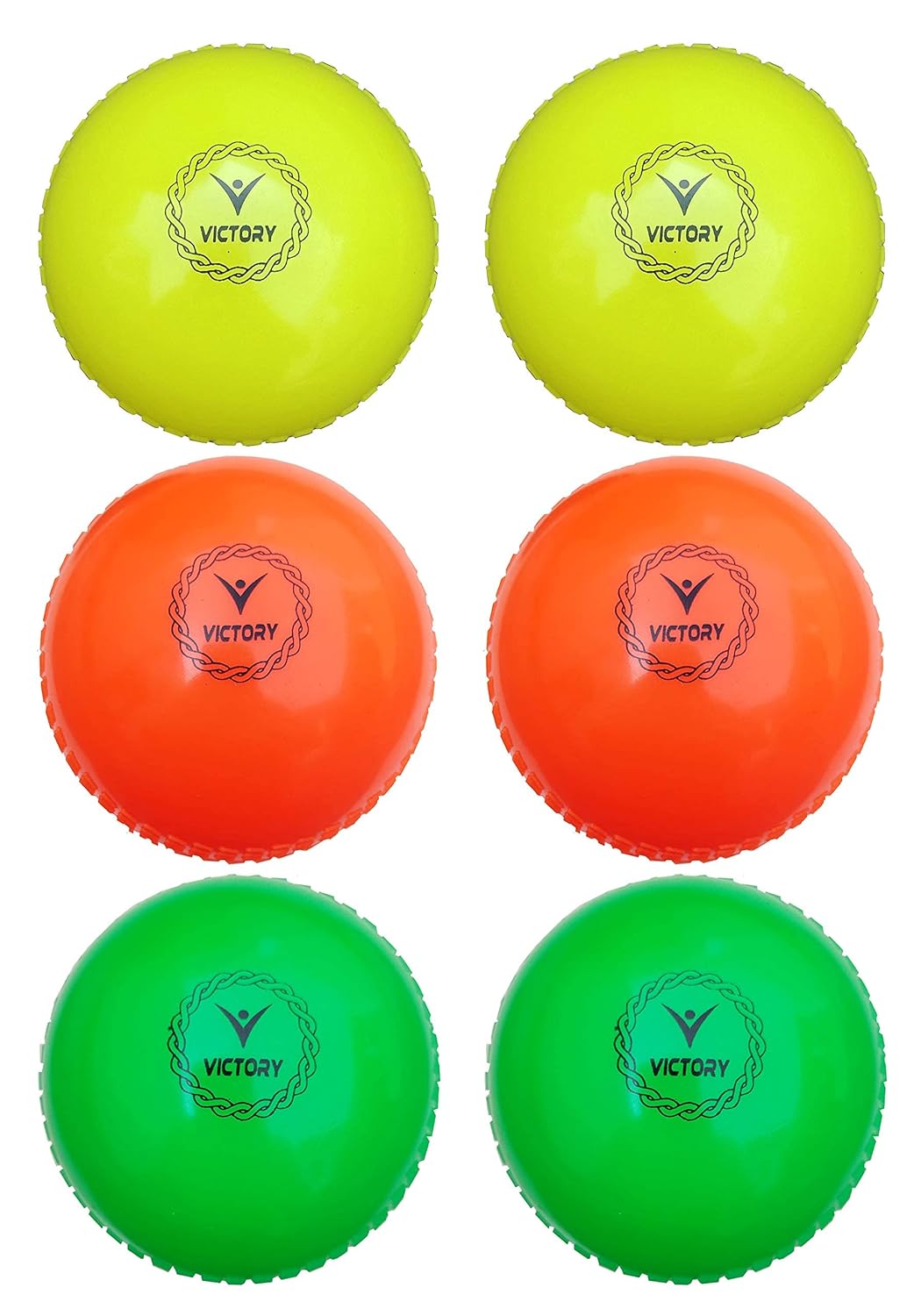 Victory Synthetic Cricket Wind Balls Kit (Standard Size, Multicolour
