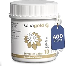 Senagold Schüssler Salts No. 10 - Sodium Sulfuricum D6 - 400 Tablets - The Salt of Internal Cleansing - Gluten & Alcohol Free - Made according to Homeopathic Pharmacopoeia in Germany