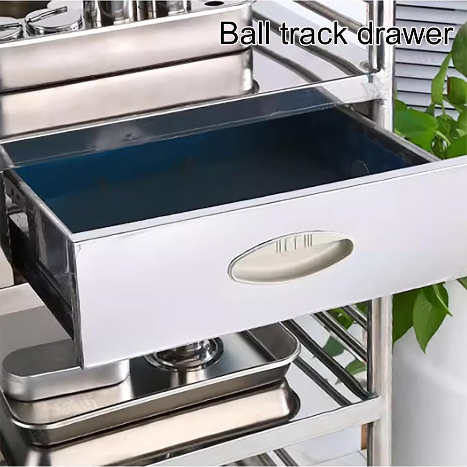 Wózek medyczny z cichymi kółkami i szufladą 360°, do szpitali, laboratoriów, gabinetów stomatologicznych i salonów