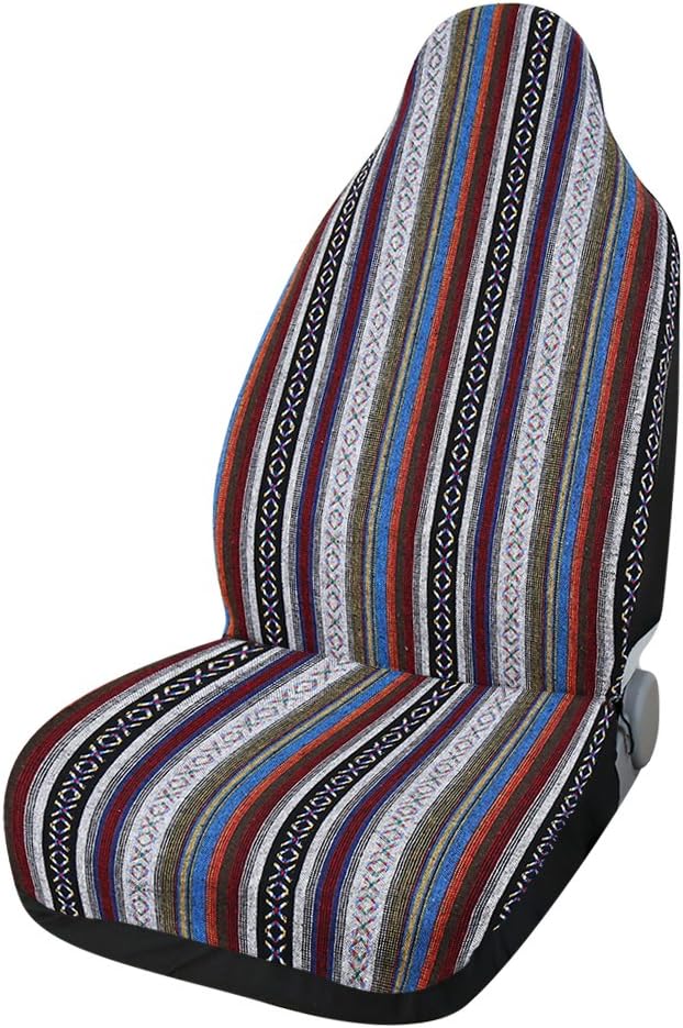 uxcell Universal Baja Seat Cover Durable Saddle Bucket Seat Cover for Car SUV White