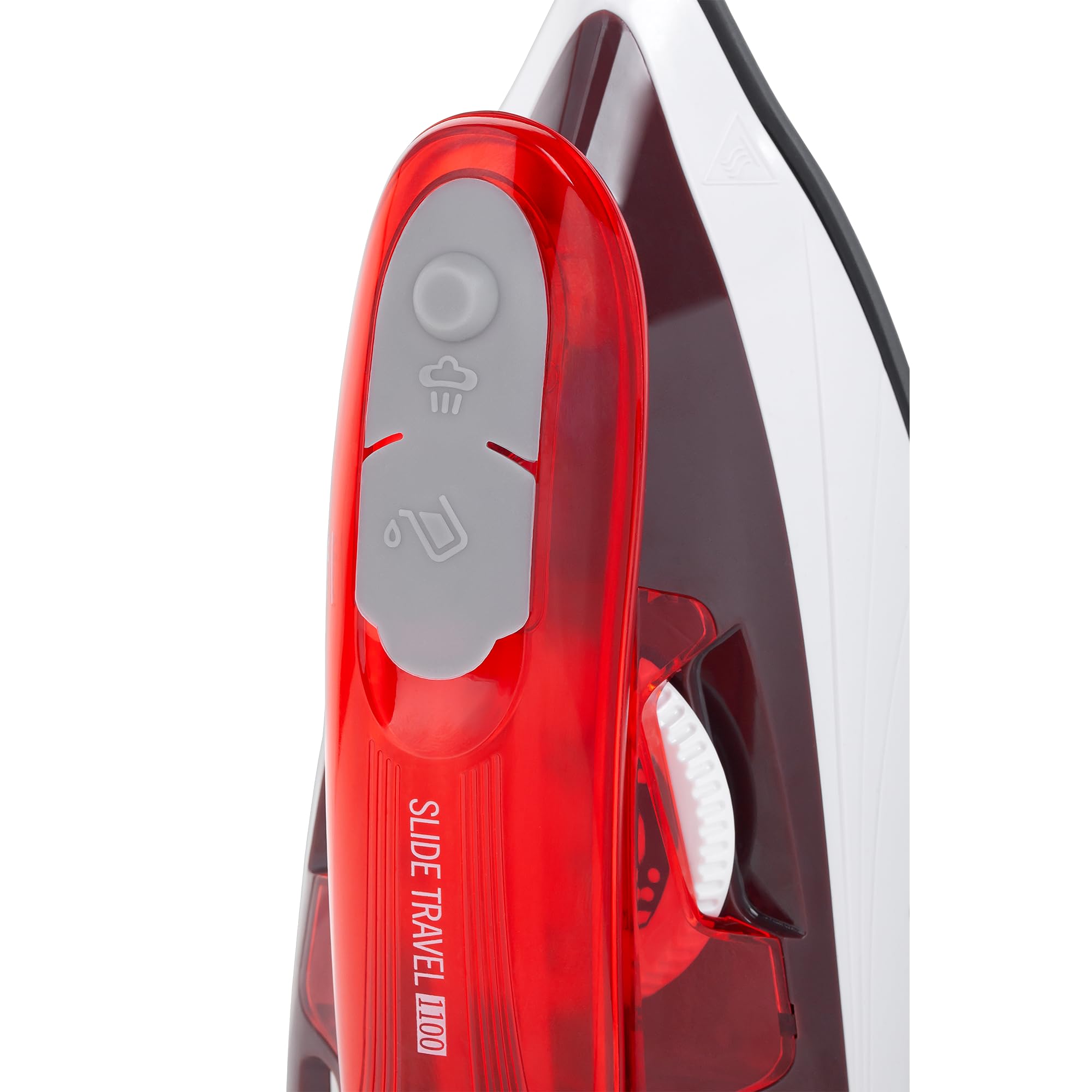 Teesa SLIDE TRAVEL 1100 - Ferro da stiro da viaggio, colore: Rosso/Bianco/Grigio