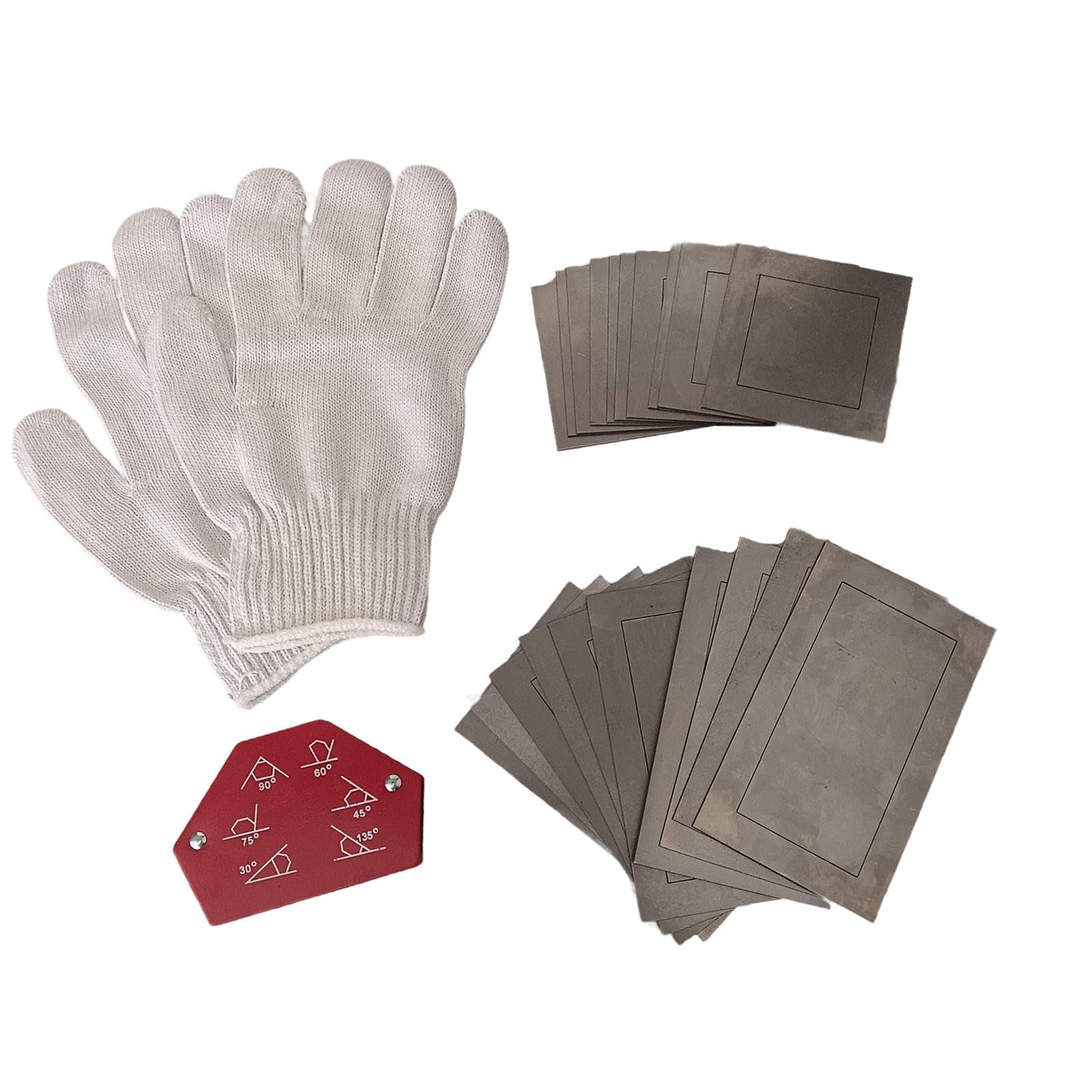 Kit d'entraînement au soudage pour débutants : plaques carrées à assembler