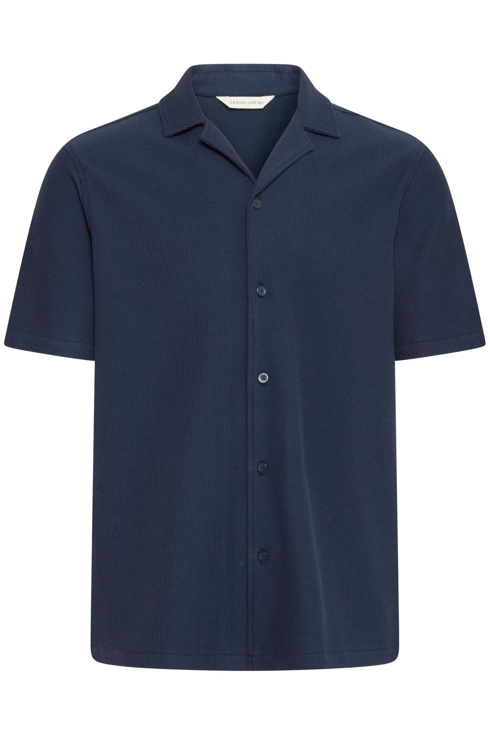 CASUAL FRIDAY CFArcher Herren Kurzarmhemd Hemd Herrenhemd