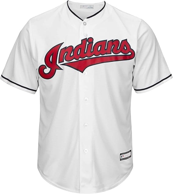 Amazon.com: Outerstuff Youth Cleveland Indians Francisco Lindor White Home Replica Player Jersey 
