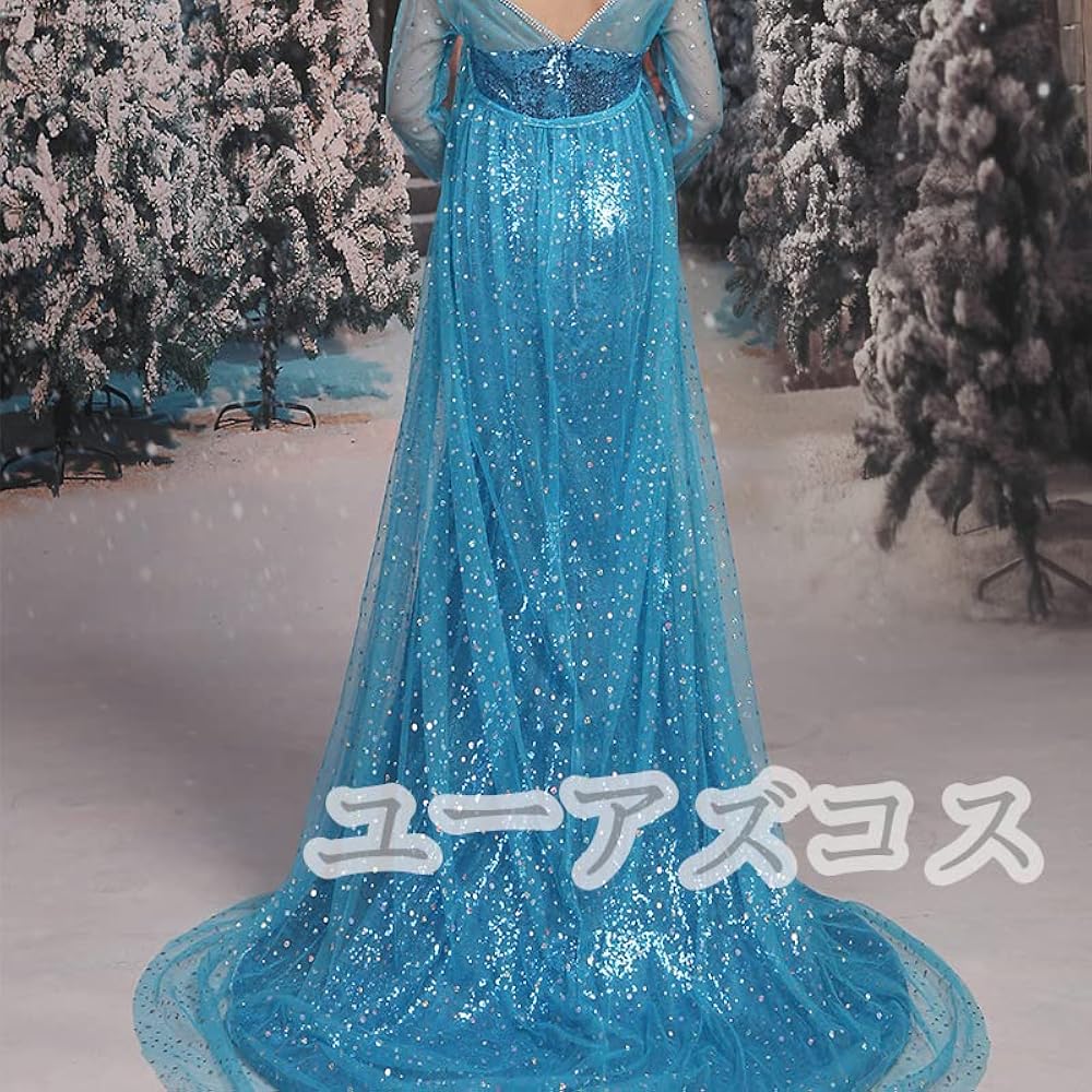 エルサ コスプレ衣装 ドレス Amazon.co.jp: [ワイユーちゃん] エルサ Elsa ドレス コスプレ用衣装
