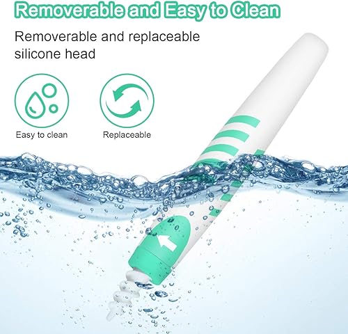 Miniatura 4 de Herramienta de eliminación de cera de oído en espiral, kit de eliminación de cera de oído reutilizable con 16 cabezales de repuesto, kit de limpieza