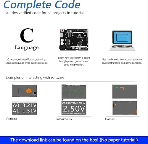Miniatura 5 de Freenove Kit de inicio definitivo con tablero V4 (compatible con Arduino IDE), tutorial detallado de 274 páginas, 217 artículos, 51 proyectos