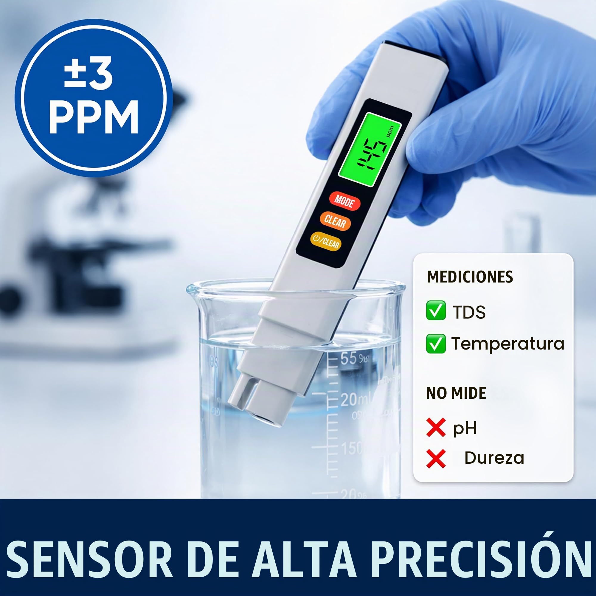 Craft911 TDS Meter - Medidor digital de agua para agua potable