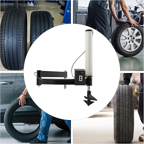 Miniatura 6 de Máquina cambiadora de neumáticos de brazo de ayuda, motocicleta cambiadora de rueda de neumáticos, rueda de aluminio para romper cuentas de