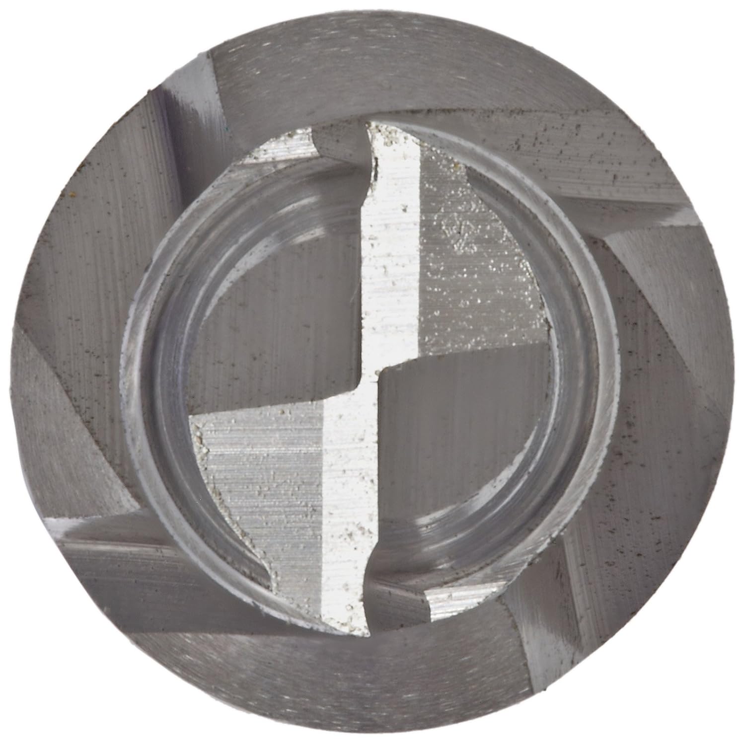 YG-1 E1030 High Speed Steel (HSS) Square Nose End Mill, Weldon Shank, Uncoated (Bright) Finish, 30 Deg Helix, 2 Flutes, 3.625" Overall Length, 1" Cutting Diameter, 0.625" Shank Diameter