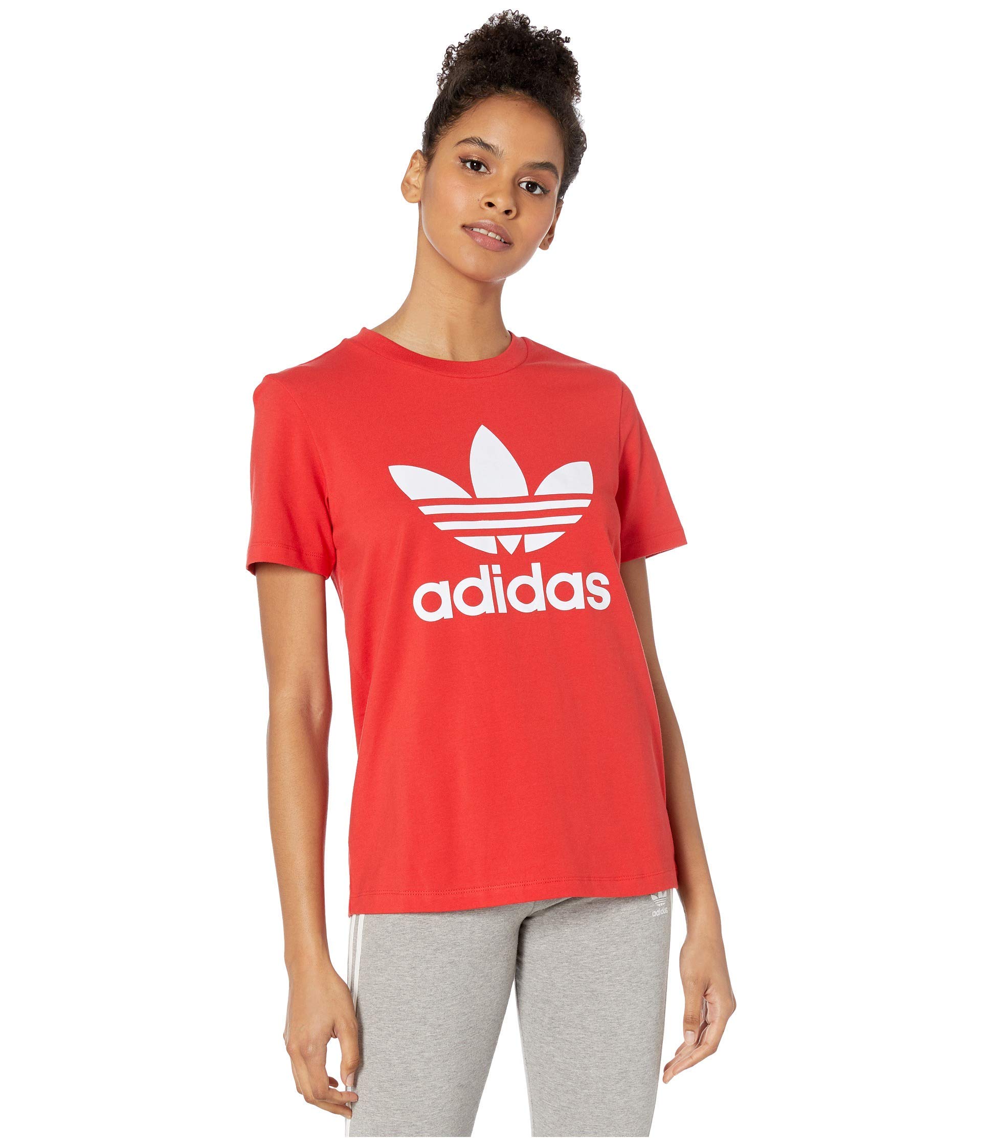 adidas Originals Men's Trefoil T-Shirt White/Easy Yellow Small — view 18