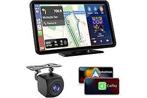 Wireless Portable 7'' HD Apple CarPlay Screen & Android Auto Multimedia Player
