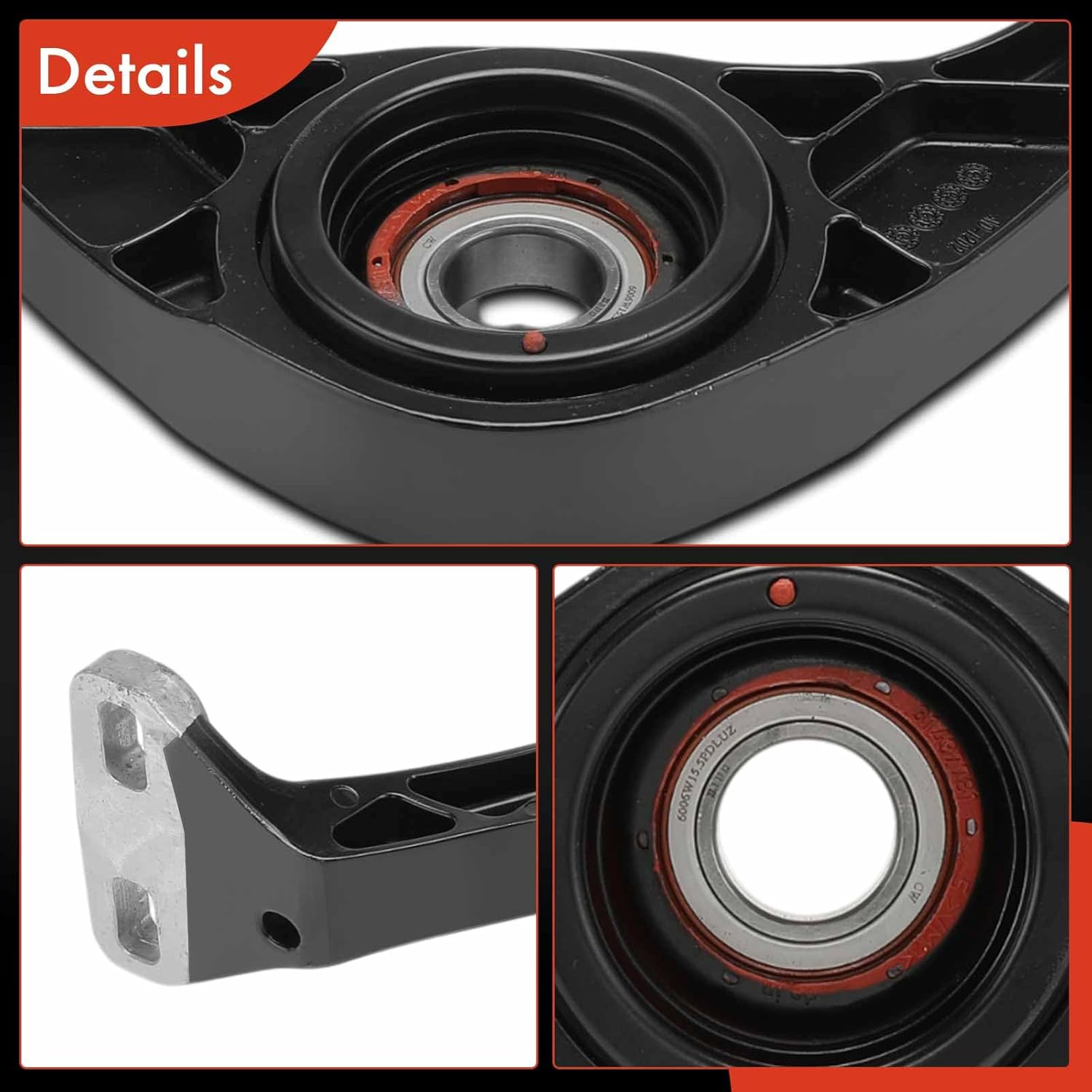 A-Premium Drive Shaft Center Support Bearing Compatible with Volkswagen Golf 2015-2019 & Audi A3 RS3 2017-2019, Driveshaft Carrier Bearing