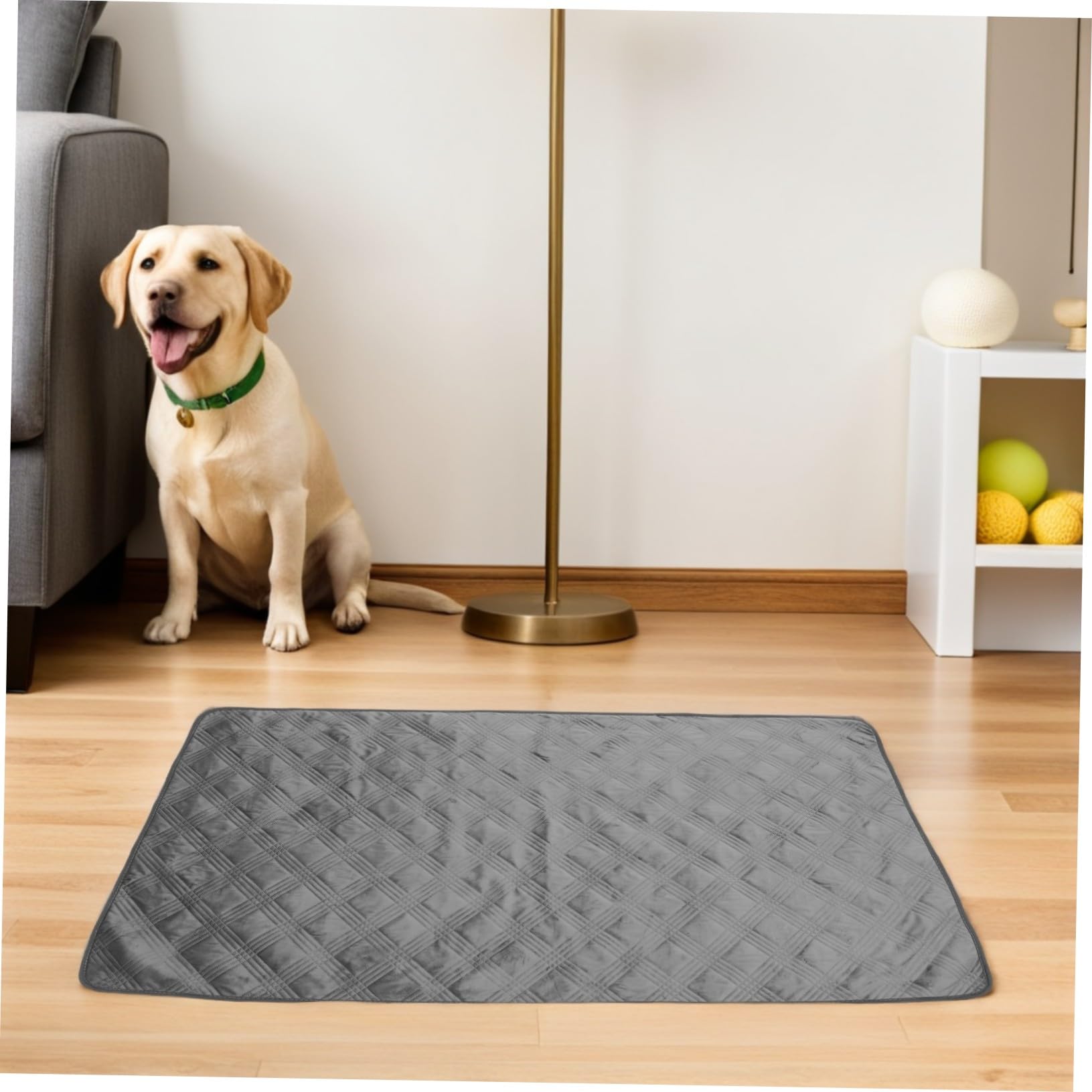 WOONEKY Couverture Imperméable pour Chien Protection Canapé Résistante à Usure Antidérapante et Lavable Tapis de Lit Étanche pour Animaux Entretien Facile