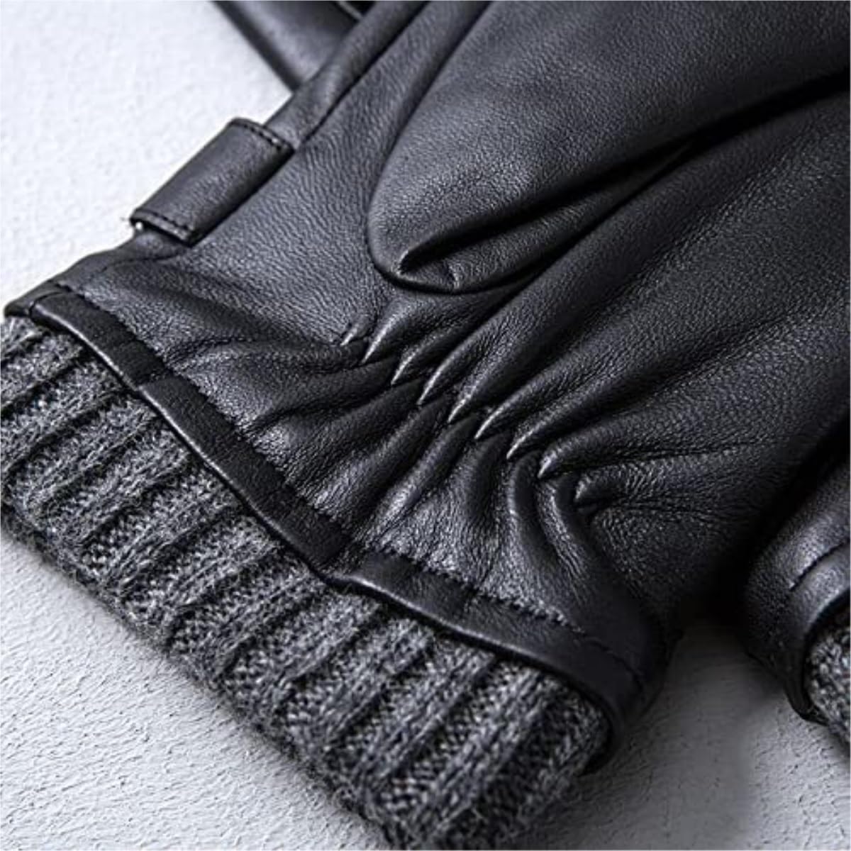 Guanti Invernali Guanti Touch Screen da Uomo Autunno E Inverno Caldi Guanti da Guida E da Ciclismo Guanti Caldi(XL)