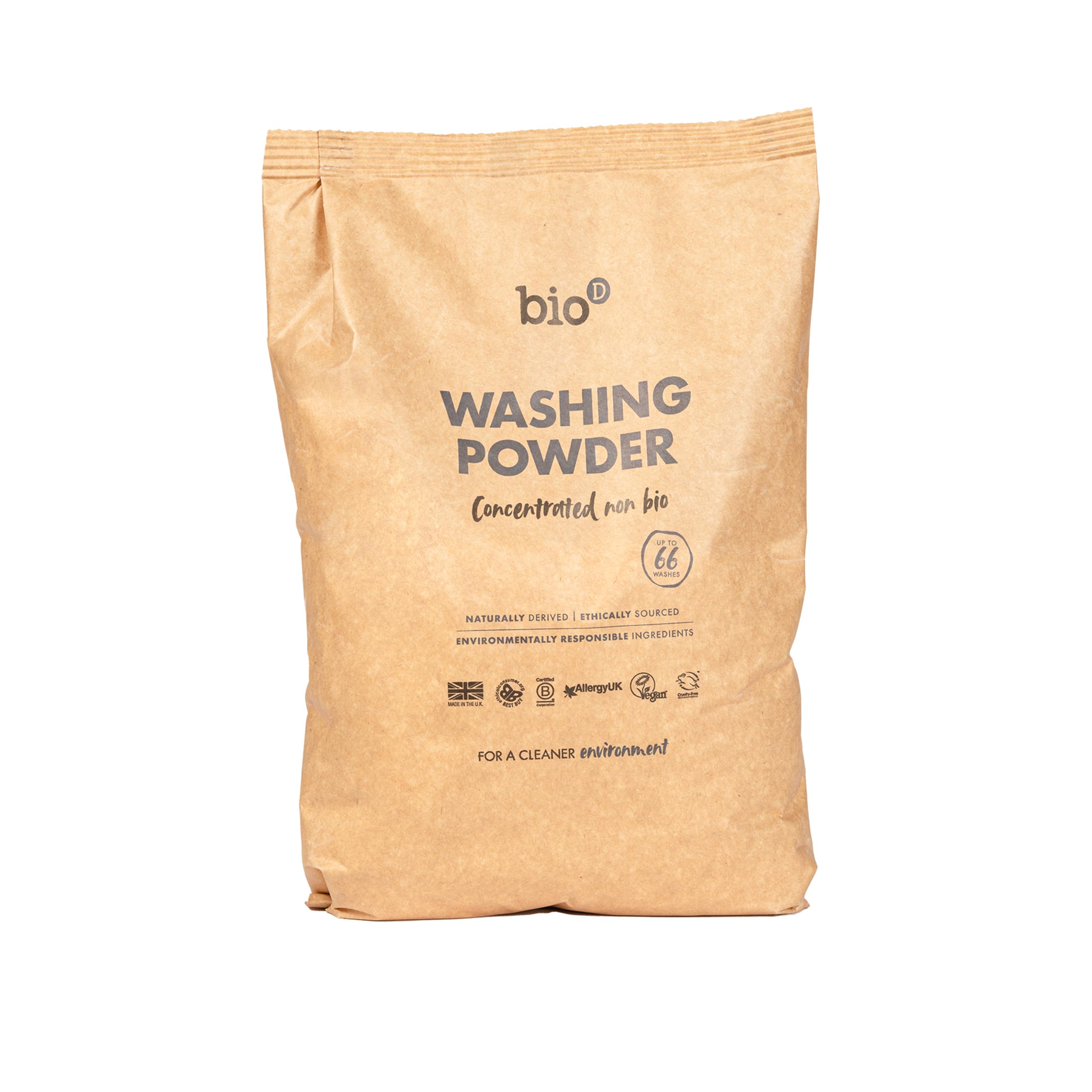 Bio-d Waschpulver 2 kg (2 Stück)