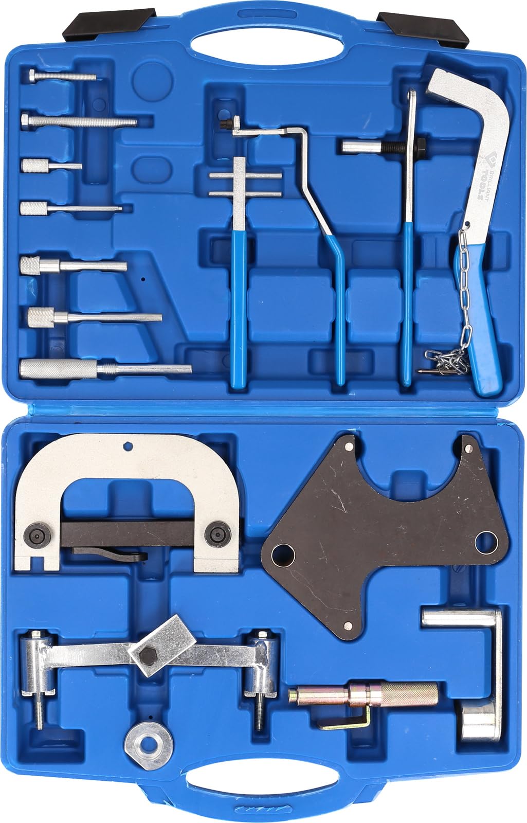 BRILLIANT TOOLS BT594650 Juego de herramientas de reglaje de motores para Renault [Powered by KS TOOLS]