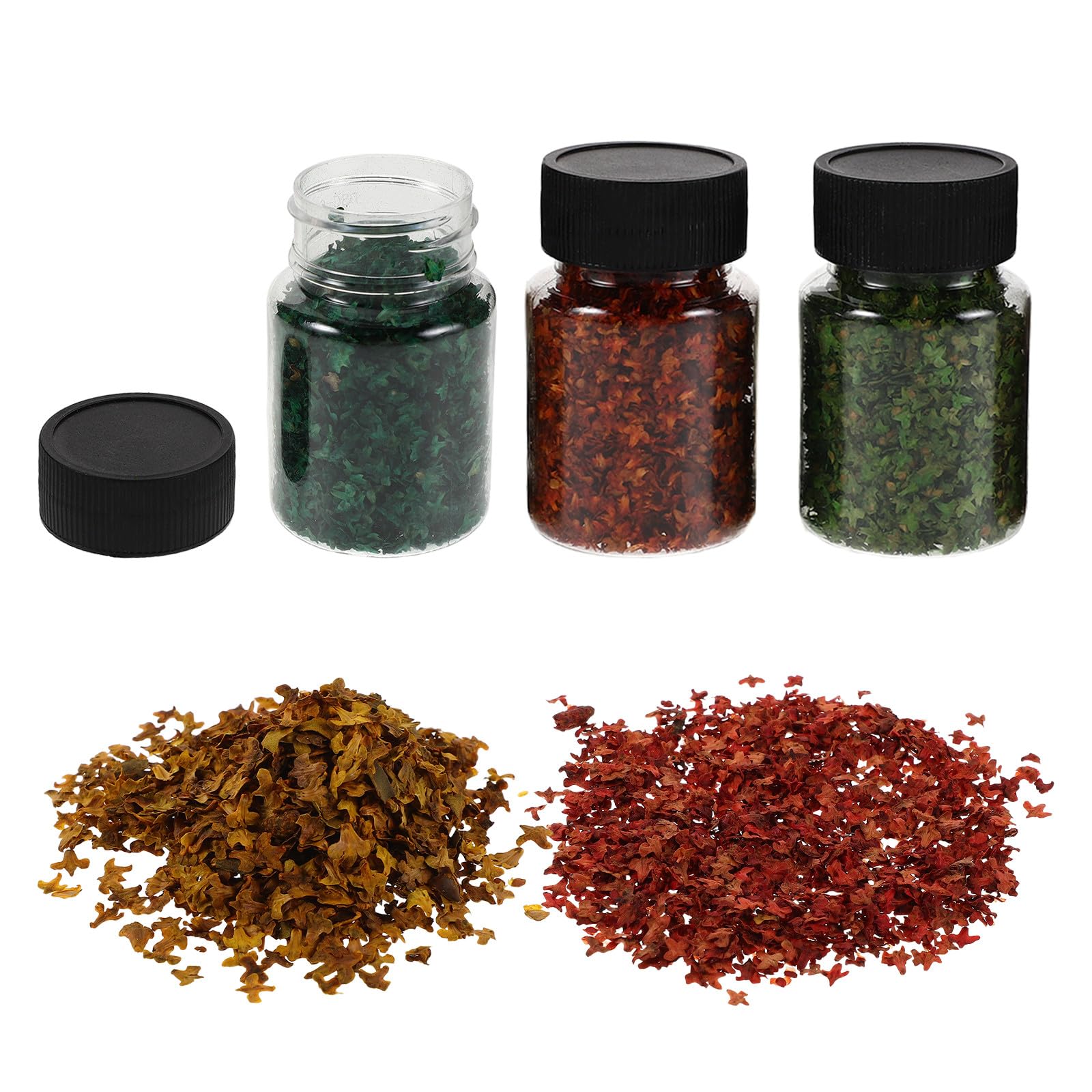 Feuilles D’Automne Miniatures Plastique pour Sublime Décor Paysage de Vos Maquettes et Tables de Jeu