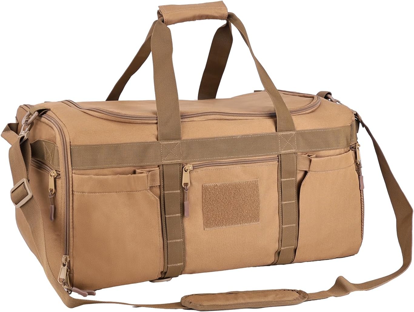 Greencity Gym Bag Duffel Bag with Shoe Compartment for Men Sports Duffels Bag Fitness (Black)