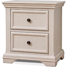 Sorelle Furniture Portofino Baby Dresser - Brushed Ivory Dresser for Nursery Kids Bedroom Furniture Dresser Drawer Nursery Nightstand with Drawer, Nursery Furniture, Brushed Ivory