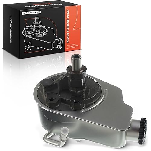 A-Premium Power Steering Pump, with Reservoir, Compatible with Chevrolet & Cadillac & GMC - 1996-2006 - Silverado 1500, Suburban 1500, Tahoe, K2500 Suburban, Avalanche 1500, Sierra 1500, Escalade