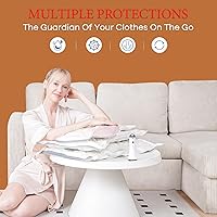 Vista 7 de Vacuum Storage Bags for Clothing Travel, 10 Pack Vacuum Bags with Rechargeable Cordless Air Pump(2 Large+4 Medium+4 Small), Compression Packing for