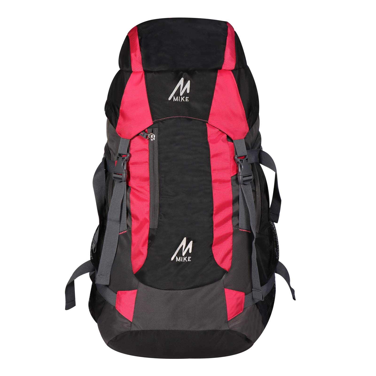65 Litre Rucksack (Pink), Water Resistant Spacious Backpack For Trekking, Camping, Business Or Leisure Travel-image-30