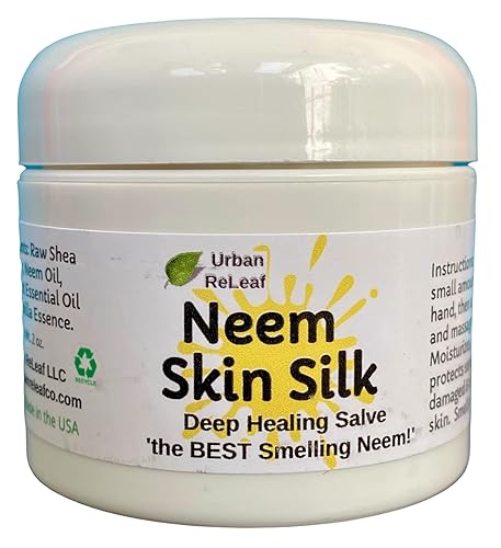 Urban ReLeaf ¡Seda de piel de neem! Crema curativa. Repara la piel seca! Vegana. Ayurveda rejuvenece. Alimenta tu piel... frotarla! Manteca de