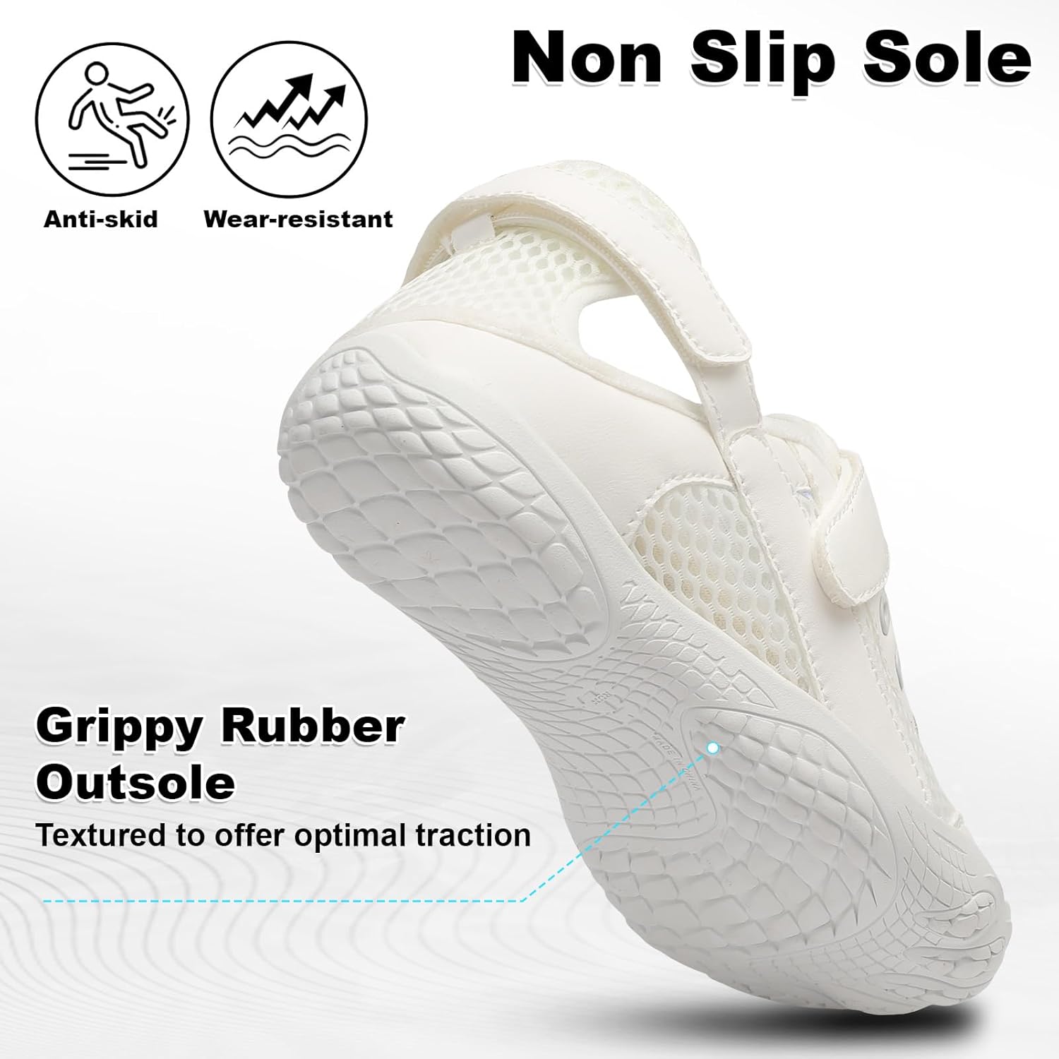 BARERUN Womens Water Shoes Quick-Dry Breathable Outdoor Sandals for Light Hiking Beach Pool Non-Slip Lightweight Wide Barefoot Walking Shoes for Casual Outdoor Activities - Image 5