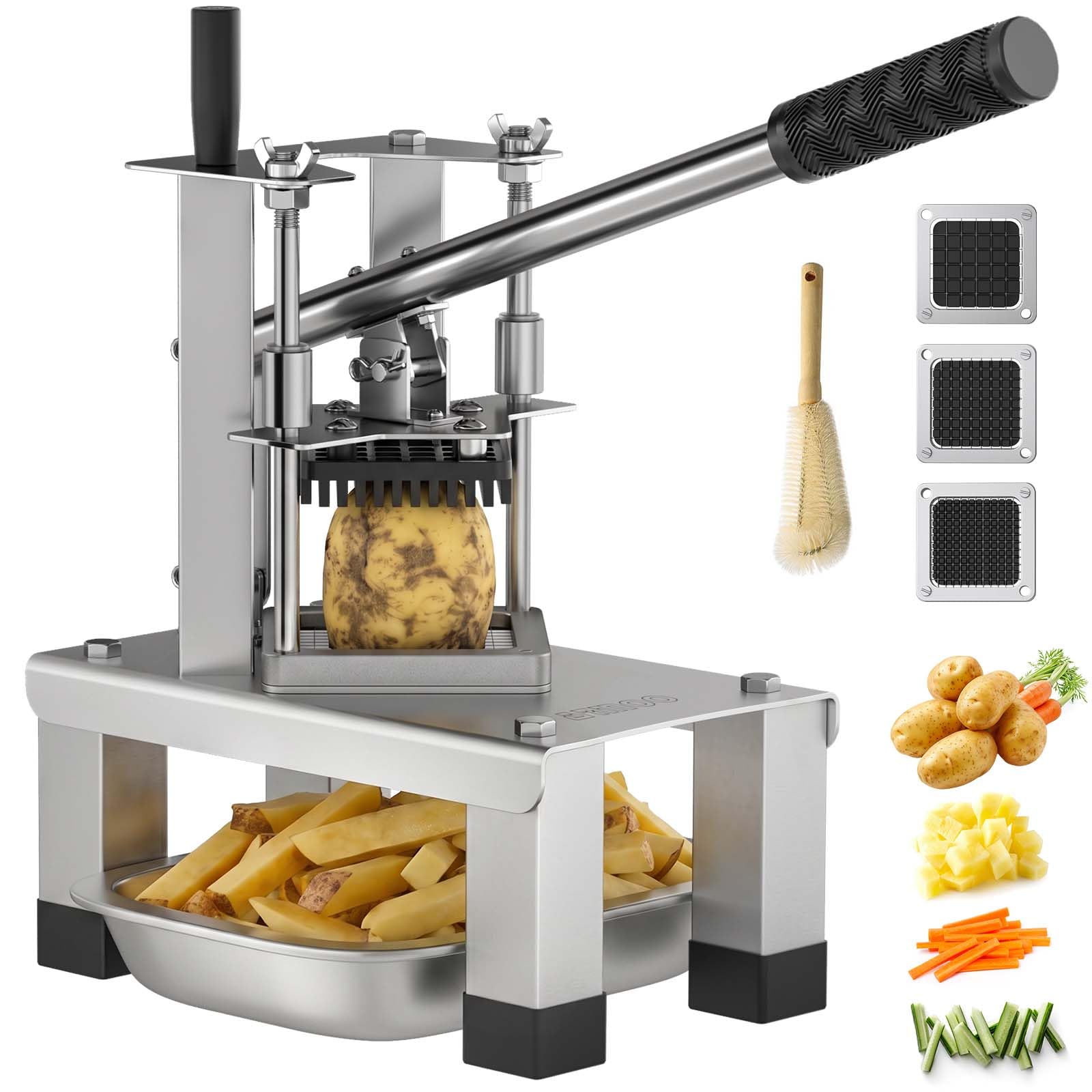 French Fry Cutter for Potato, Professional Potato Cutter Slicer