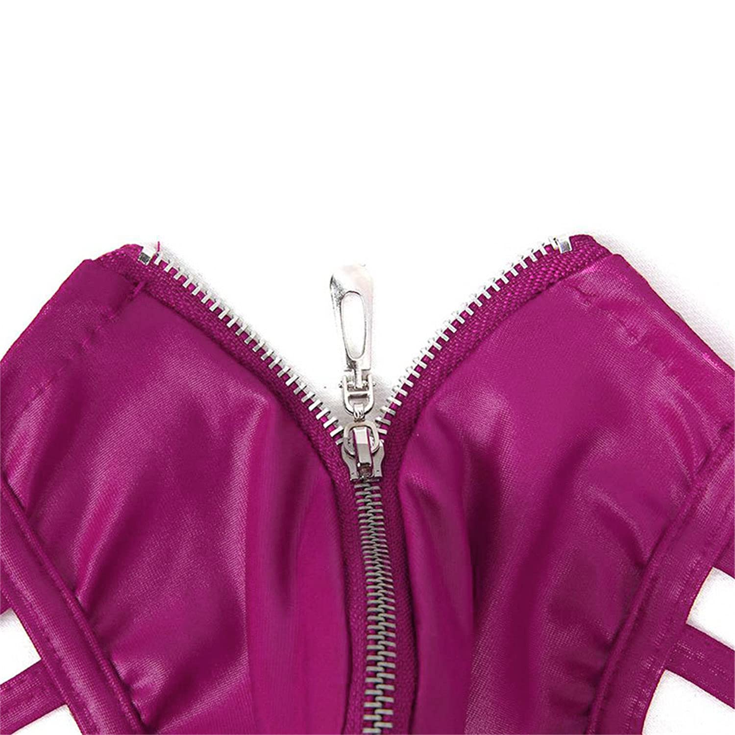 Men's Backless Jockstrap Thong Sexy Zipper Open Front See-Through ...