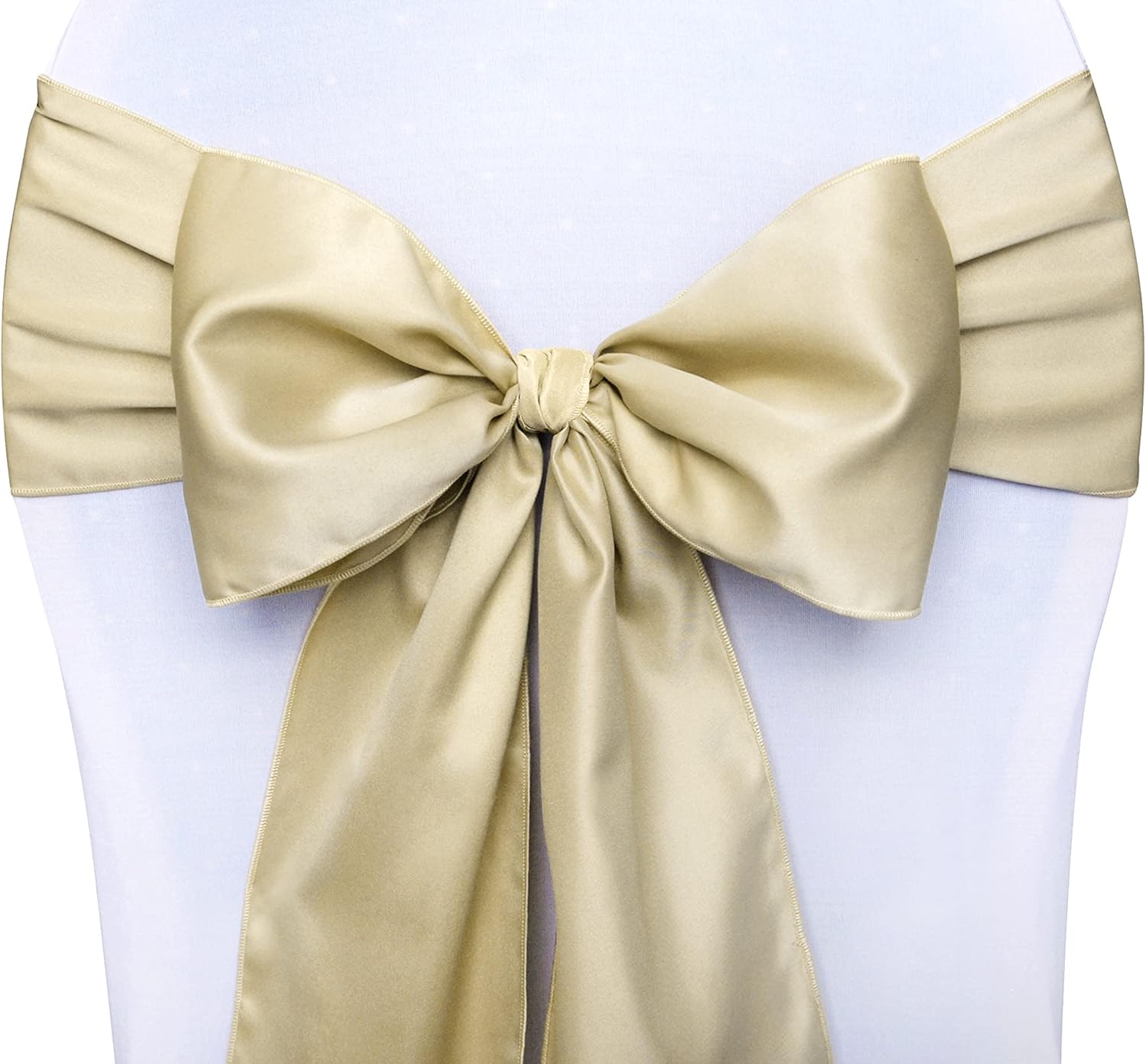 Satin Chair Sashes 15 x 275 cm, 10 Pieces Satin Chair Sashes Chair Sashes Chair Sashes Chair Sashes for Wedding, Church, Garden, Wedding Decoration, P&D, 275 cm