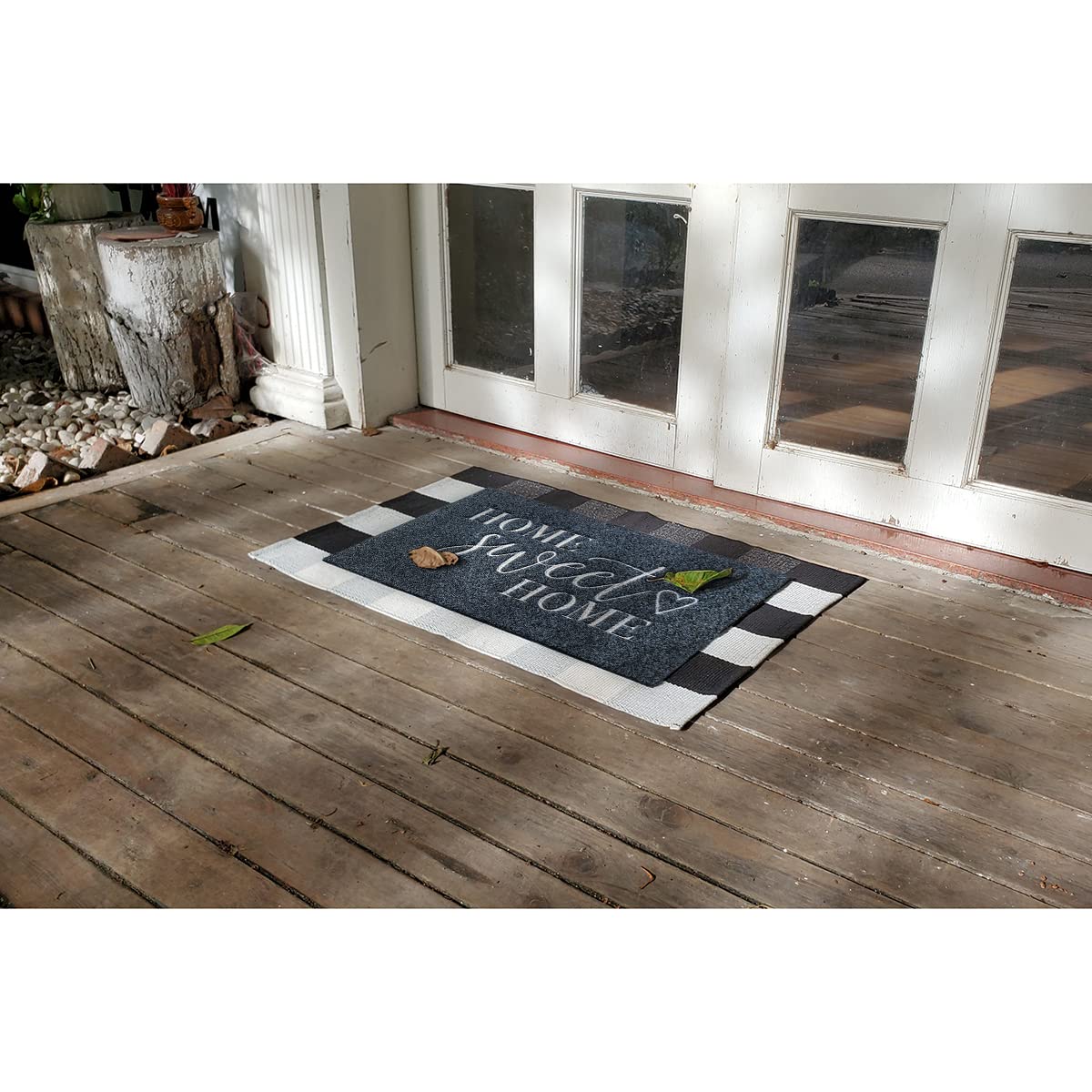 AAZZKANG Felpudo De Entrada Al Aire última Intervensión Para Puerta Delantera Con Respaldo De Goma Antideslizante Fácil De Limpiar Alfombrillas Para Entrada Exterior Gris Inisde