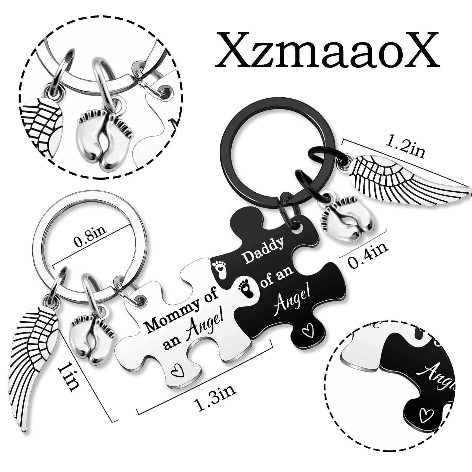 Miscarriage Gifts for Mothers Miscarriage Memorial Keychain for Infant Pregnancy Loss Stillborn Sympathy Gifts for Loss of Baby Gift for Mom Dad Parents Remembrance Keepsake for Loss of a Child
