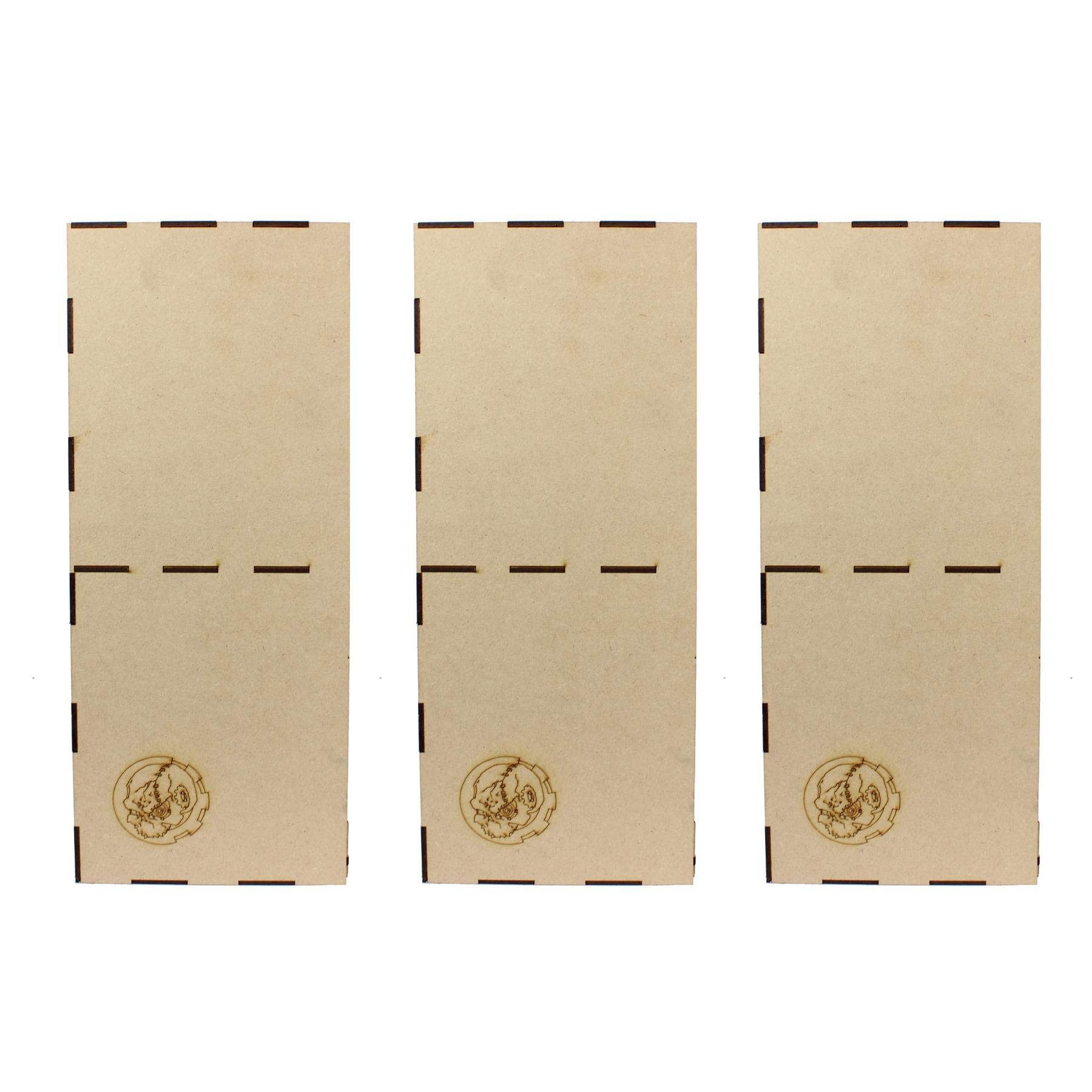 War World Gaming Modułowa stacja lakiernicza MDF zestaw 6 – potrójny zestaw – miniaturowe figurki do wargamentu miniaturowe malarstwo z motywem diorama kolei kolejowej, modelowanie hobbystów