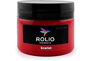 Rolio Scarlet Red Pigment Paste Unleashes a Vibrant Hue for Epoxy Creations