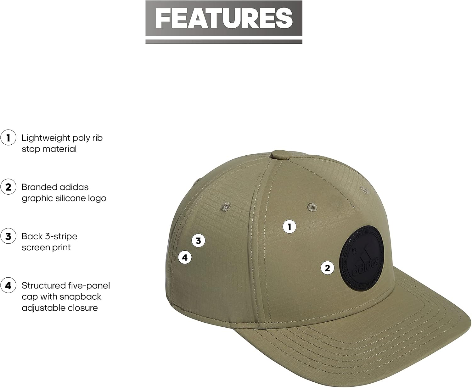 Affiliate 2 High Crown Structured Snapback Cap