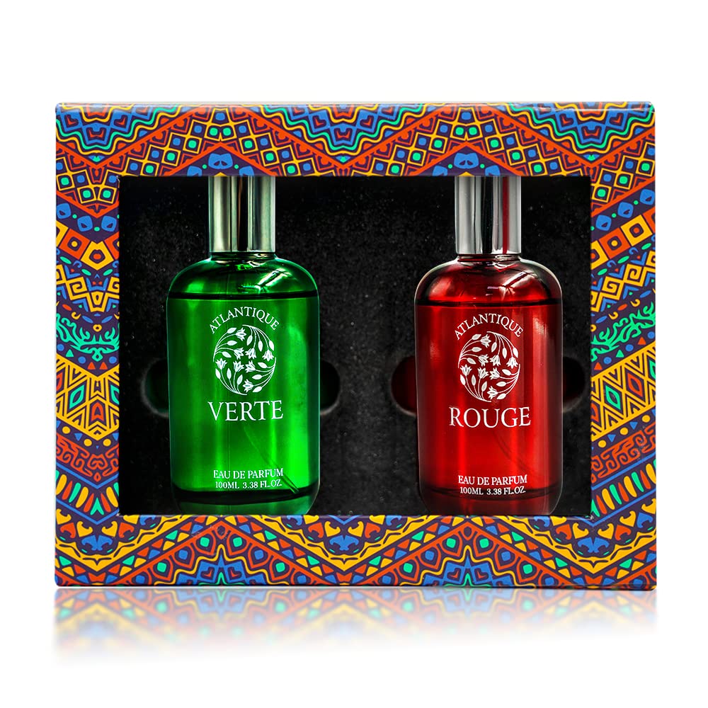 Atlantic Perfume for Men and Women Eau de Parfum Long Lasting Perfumes Fragnance (Atlantic Gift Set, 100ml) Gift For Him Gift For Her