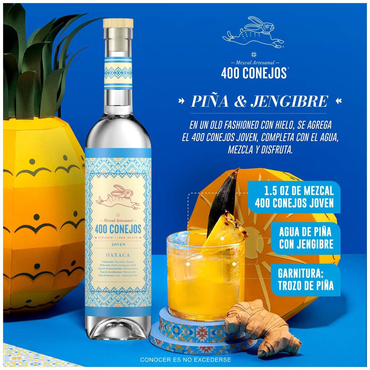 400 CONEJOS メスカル JOVEN 700ml 38% 400 CONEJOS JOVEN 700ML : Amazon.com.mx: Alimentos y Bebidas