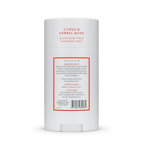 Miniatura 9 de Native Desodorante Desodorante natural para hombres, sin aluminio con bicarbonato de sodio, probióticos, aceite de coco y manteca de karité